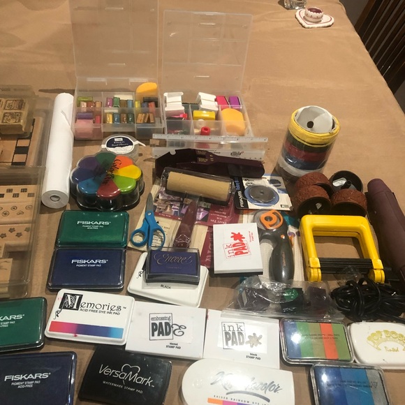 Assorted Rubber Stamp Set with Ink Pads - Picture 2 of 6